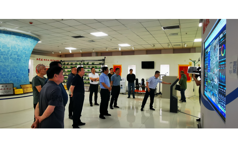 A research and inspection team from the Hebei Provincial Department of Agriculture and Rural Affairs, focusing on issues and countermeasures for farmland quality improvement, visited our company for a